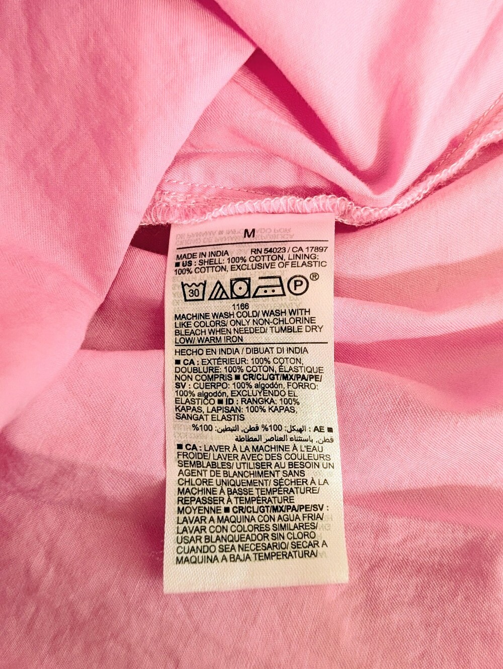 Old Navy Pink Puff-Sleeve Peplum Blouse - Picture 3 of 5